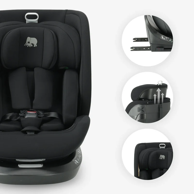 Deryan Luxe I-Size-Autokindersitz – Gruppe 0-1-2-3 – Isofix – um 360° drehbar