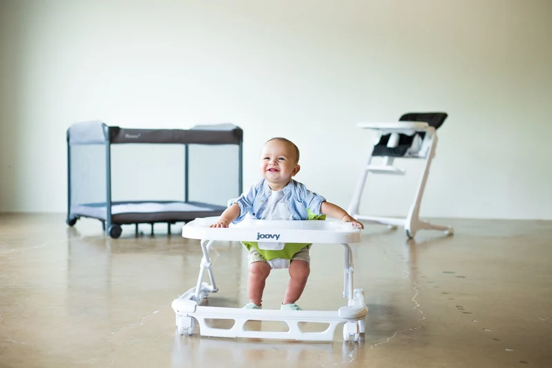Joovy Spoon Luxe Loopstoel - Inklapbare Loopstoel - Rood (Outlet)