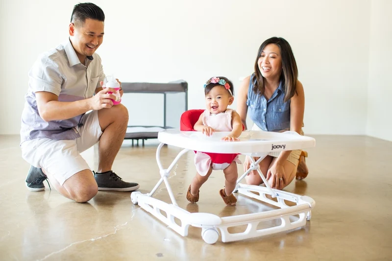 Joovy Spoon Luxe Loopstoel - Inklapbare Loopstoel - Groen (Outlet)