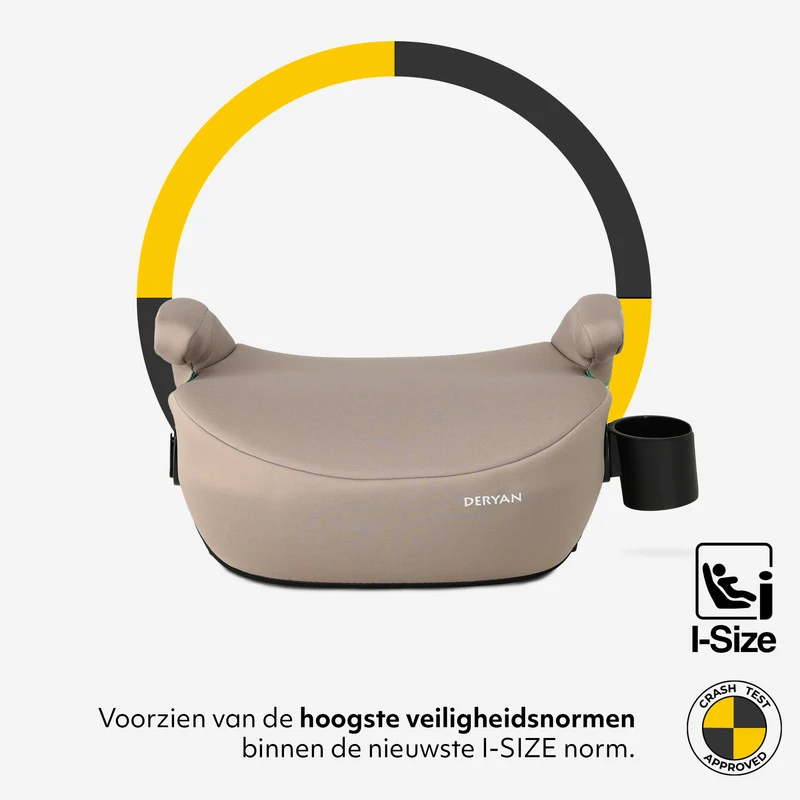 Cody i-Size ISOFIX-Sitzerhöhung – Nougat