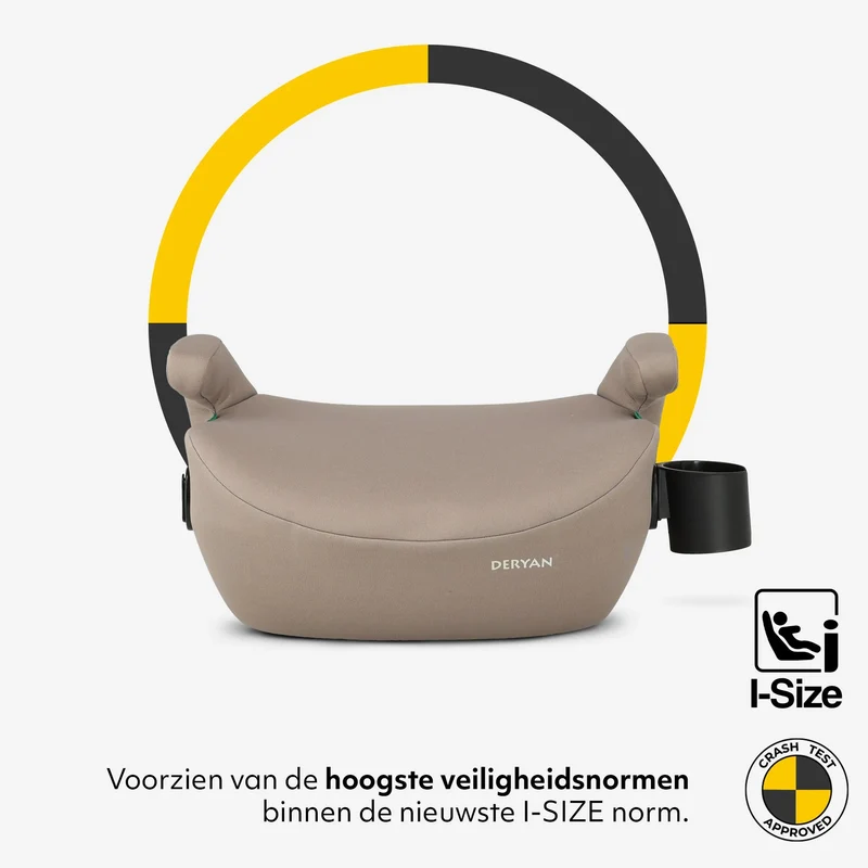 Cody i-Size Sitzerhöhung Basic – Nougat