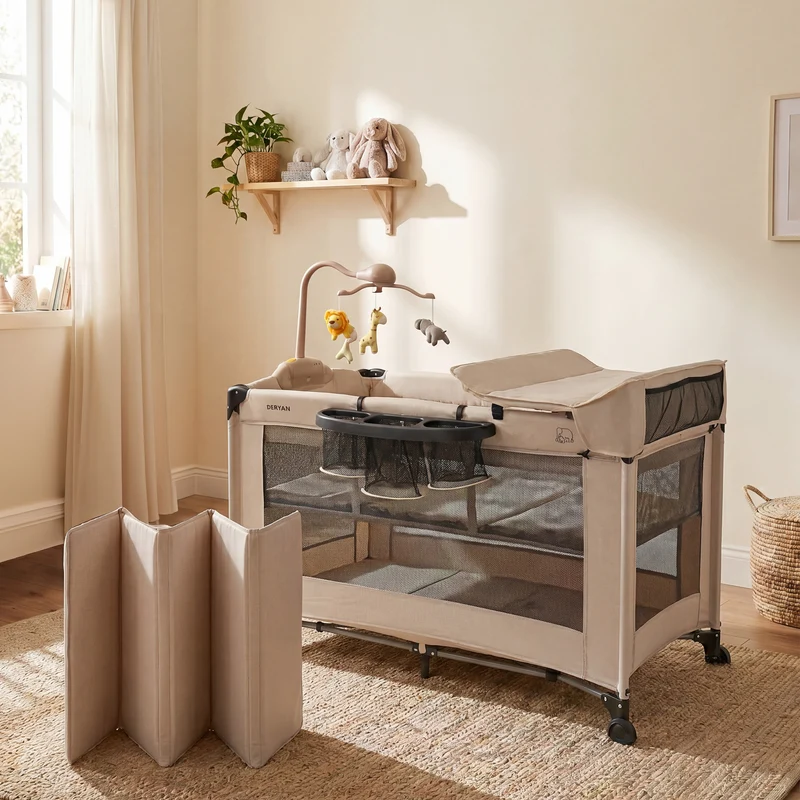 Believer Luxe Campingbett – inklusive Bodenverhöher – Nougat