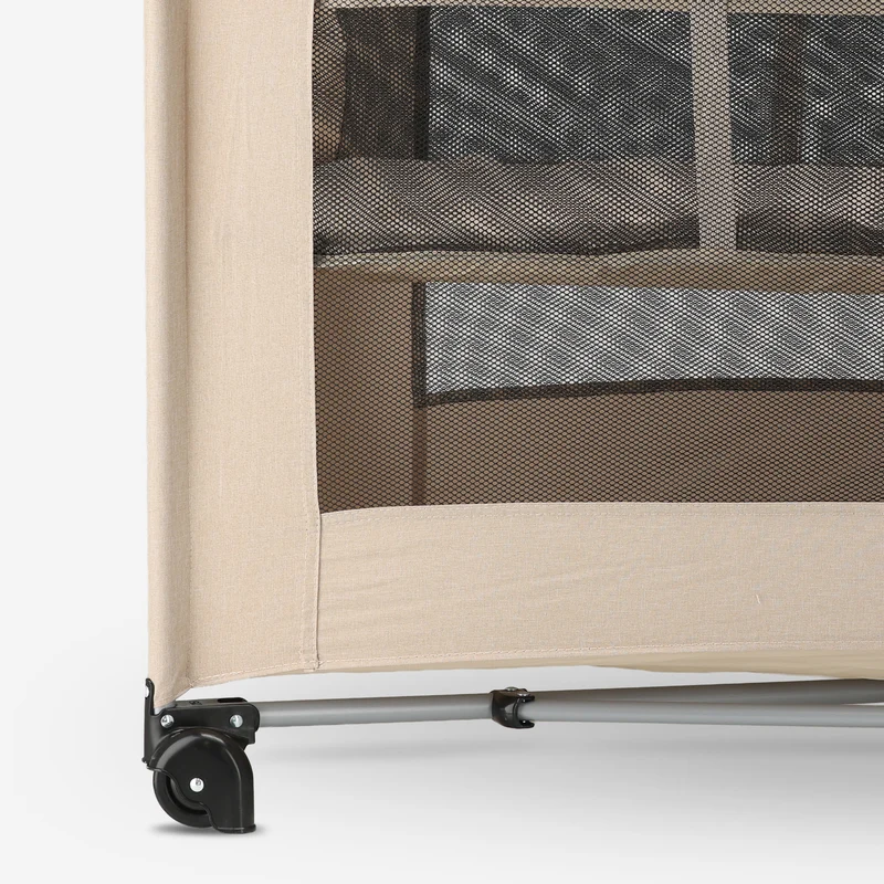 Believer Luxe Campingbett – inklusive Bodenverhöher – Nougat