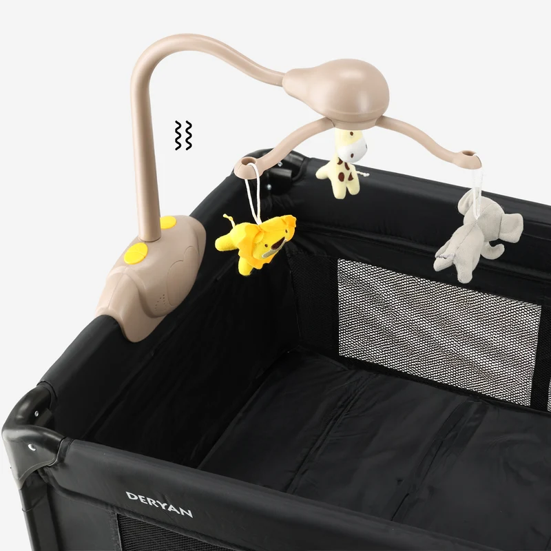 Believer Luxus-Campingbett – inklusive Bodenverhöher – Schwarz