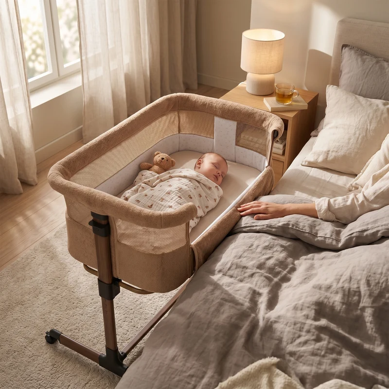 Co-Sleeper Snoozy Wiege – Teddy Brown