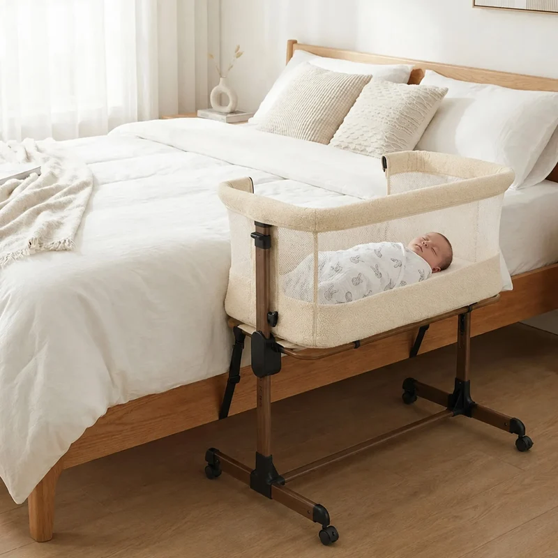 Co-Sleeper Snoozy Wiege – Teddy Nougat