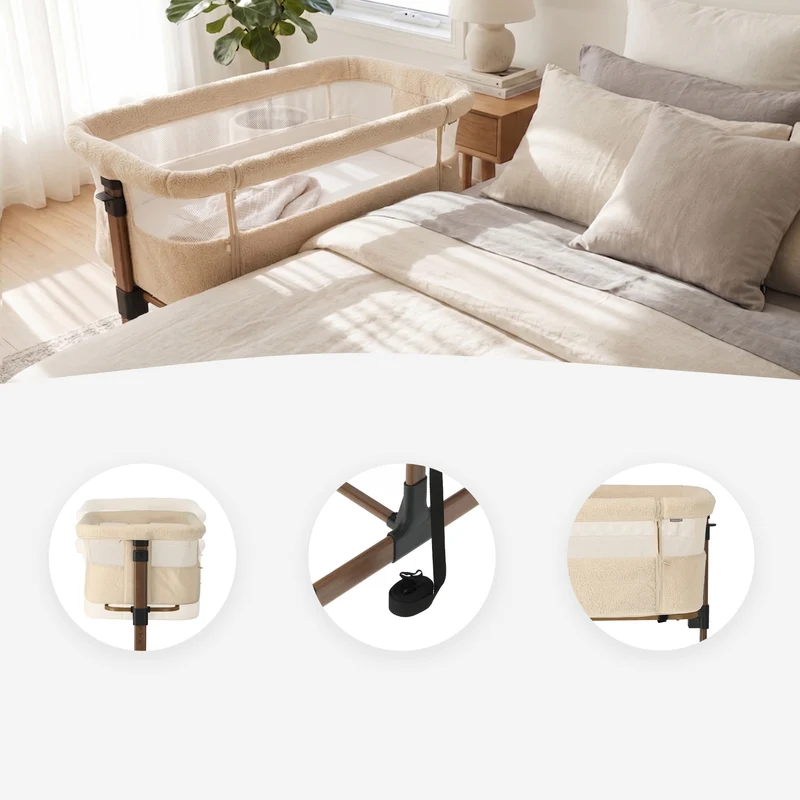 Co-Sleeper Snoozy Wiege – Teddy Nougat