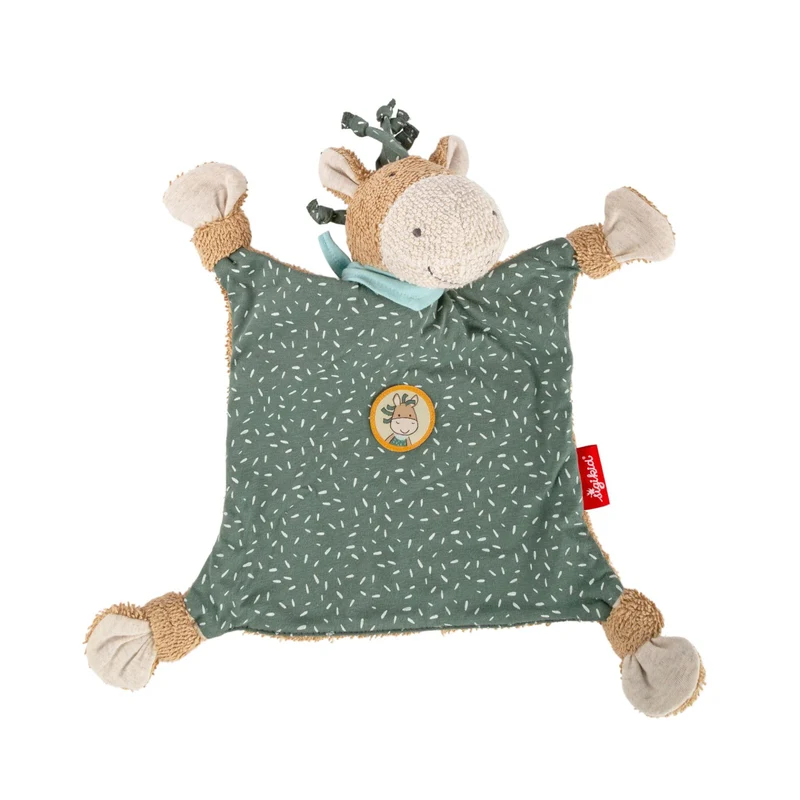 Sigikid Frottee Jersey Schmusetuch Pony Grün
