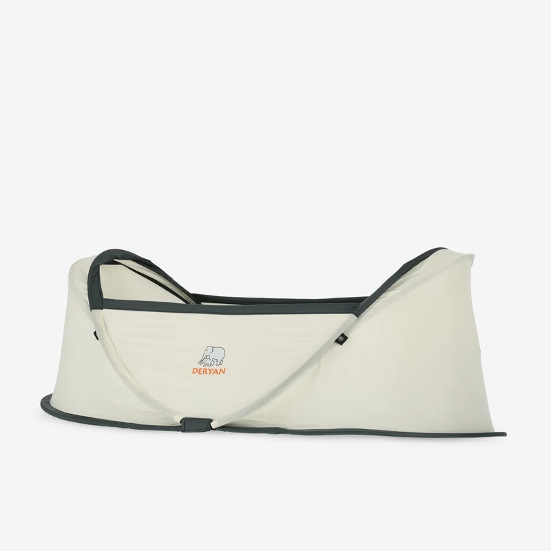 Deryan Infant BabyBox Camping Kinderbett - Baby Moskitonetz - Creme