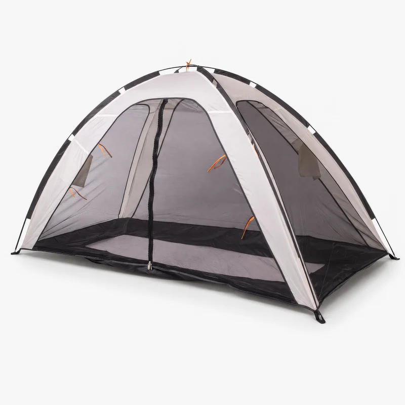 Bettzelt Moskitonetz Creme - 200x90cm - Höchste Qualität Moskitonetz