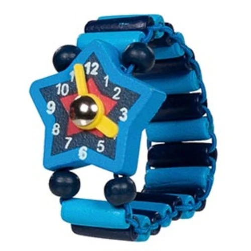 Goki Kinder Lernuhr Armbanduhr aus Holz