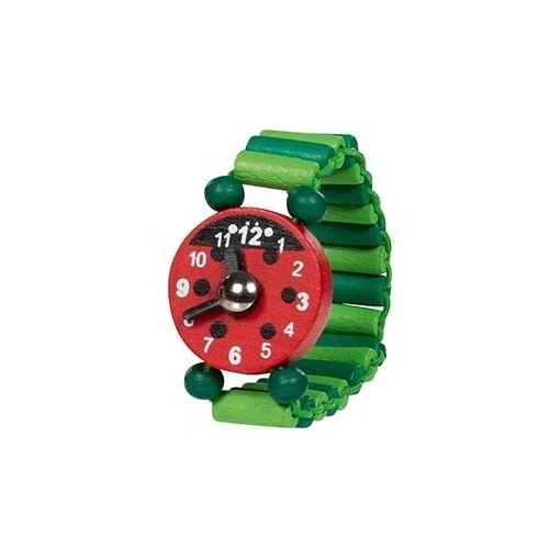 Goki Kinder Lernuhr Armbanduhr aus Holz