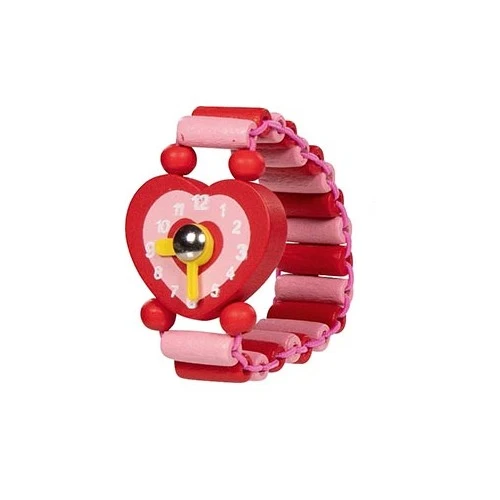 Goki Kinder Lernuhr Armbanduhr aus Holz