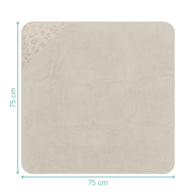Fillikid Kapuzenbadetuch 75x75cm