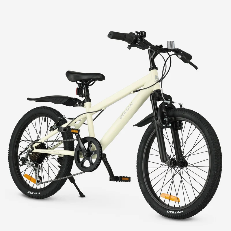 Kinder-Mountainbike 20 Zoll – Cremefarben