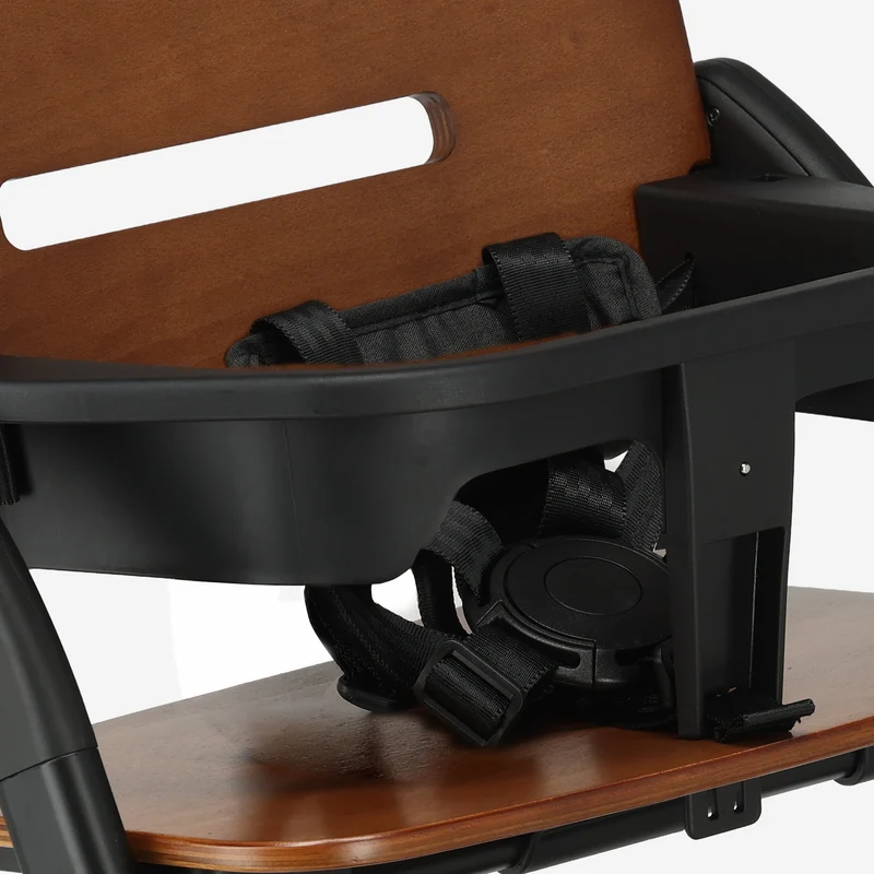 Oak Luxe Kinderstuhl mit Wippe – Schwarz