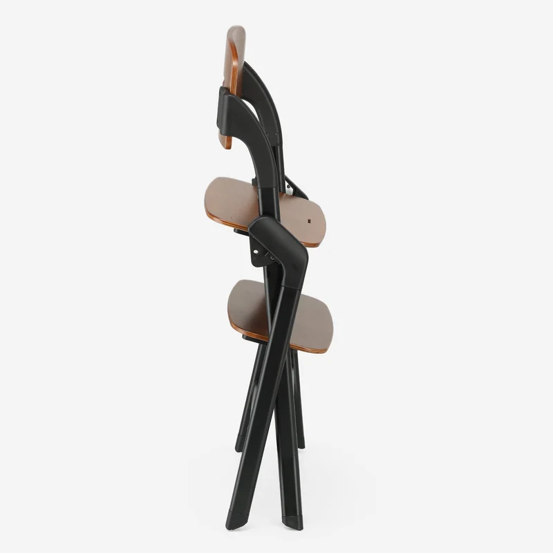 Oak Luxe Kinderstuhl mit Wippe – Schwarz