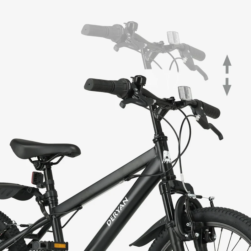Kinder-Mountainbike 20 Zoll – Schwarz