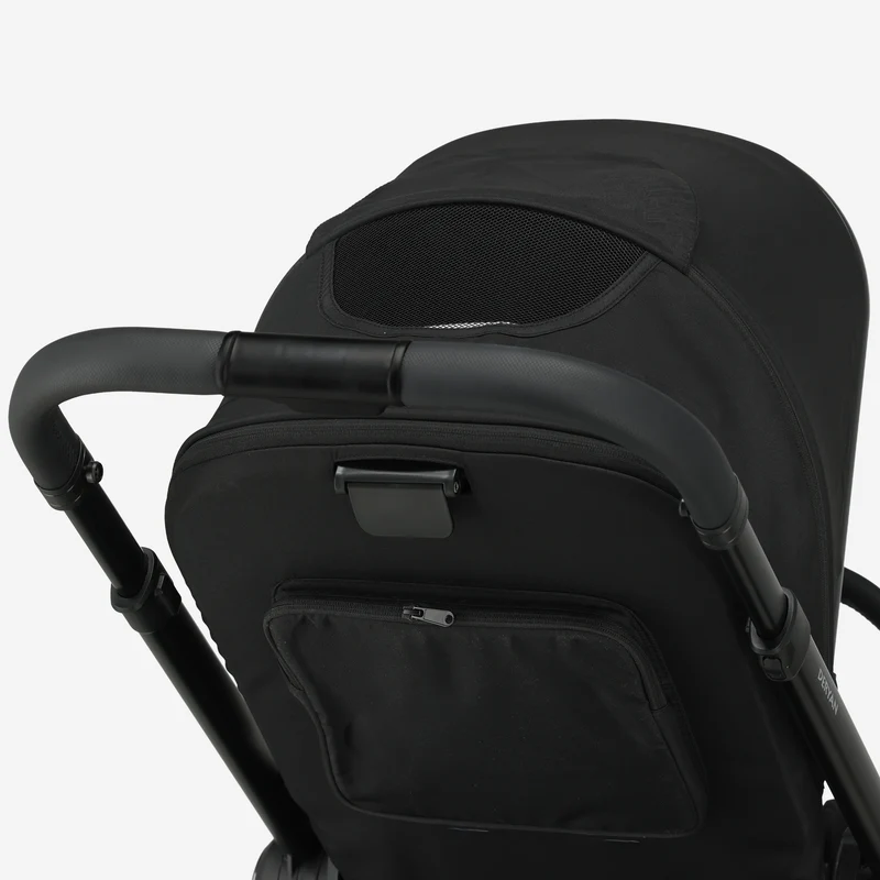 Otis 2-in-1-Kinderwagen Schwarz