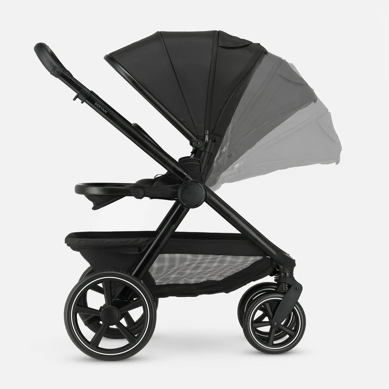 Naya 2-in-1-Kinderwagen Schwarz