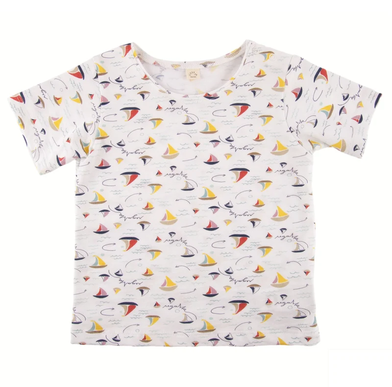 Iobio Sommer T-Shirt Single Jersey Regatta Allover