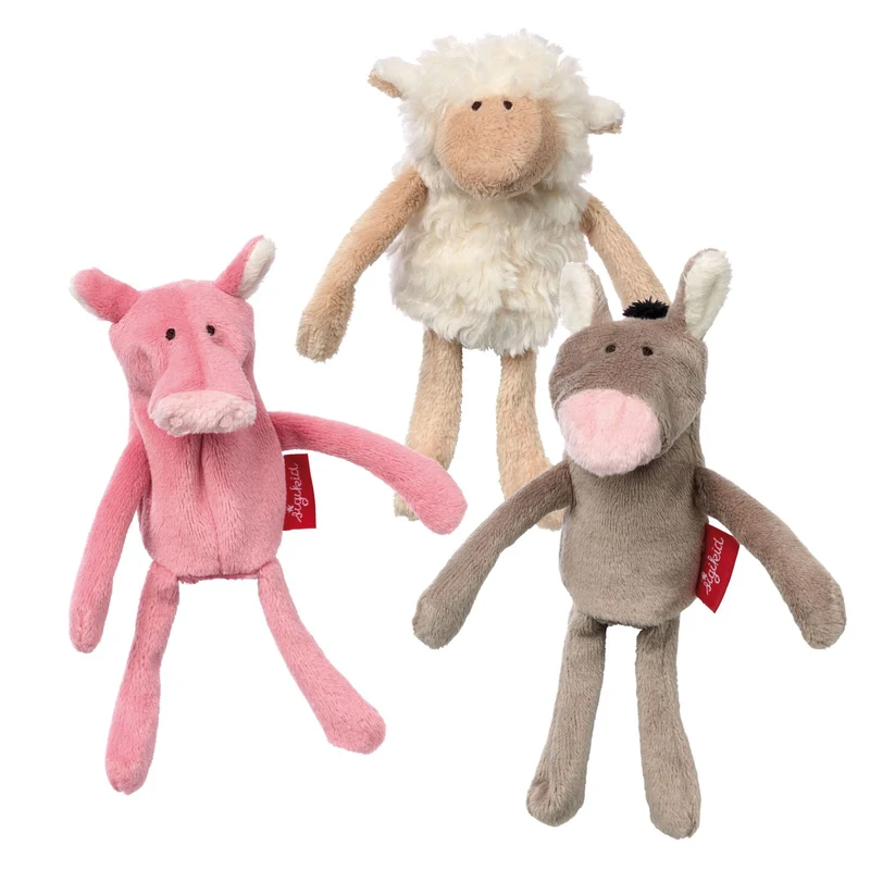 Sigikid Fingerpuppenset Bauernhof 3er