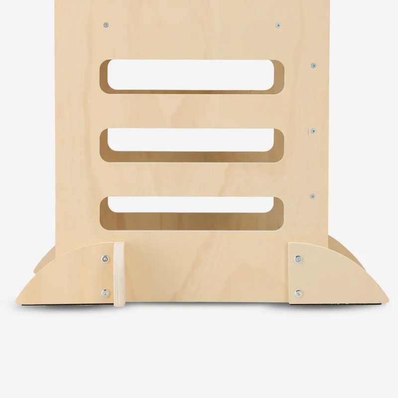 Luxe 4-in-1 Leertoren - Klimtoren met Glijbaan en Krijtbord