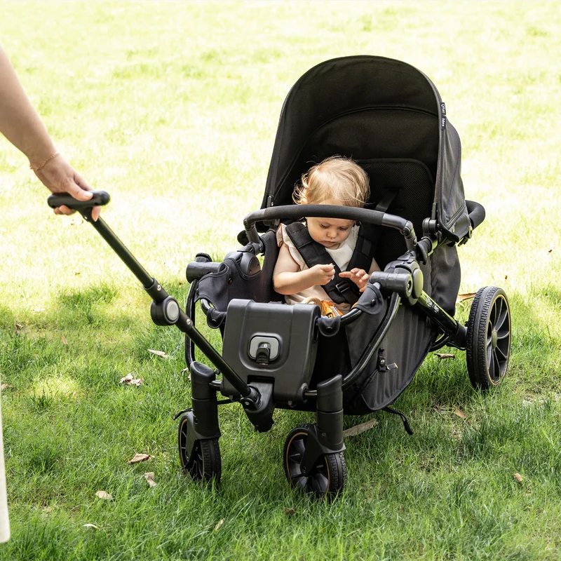 Qplay Go Cargo Kinderwagen & Bollerwagen – Schwarz