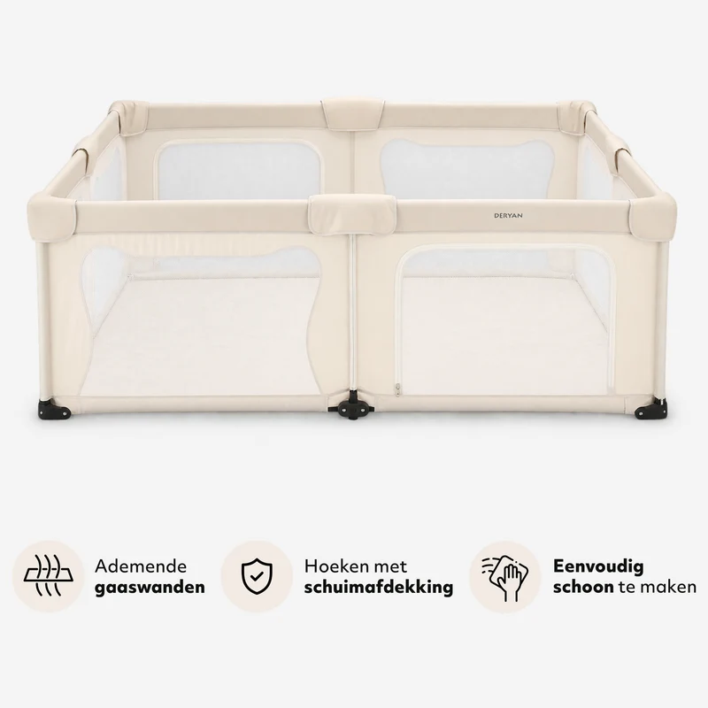 Opvouwbare Kinderbox XL - Cream