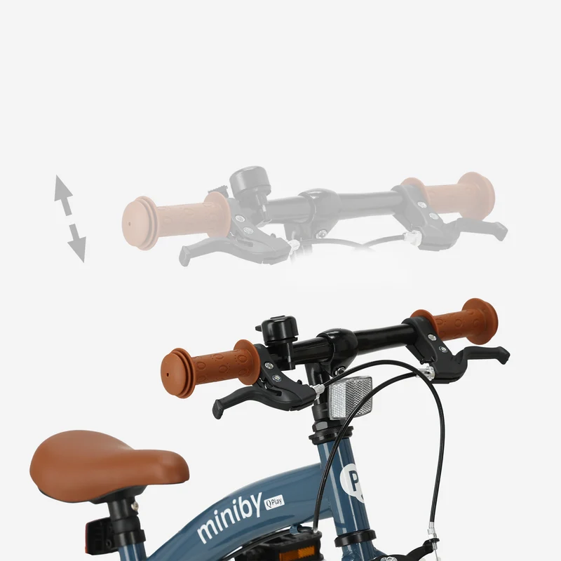 Qplay Miniby Kinderfahrrad 12 Zoll – 3-in-1 – Laufrad – Stahl