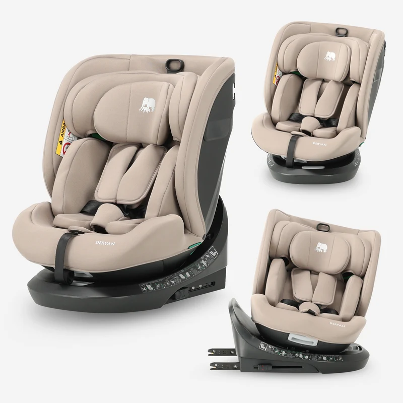 Cassie Luxe I-size Autostoel - Groep 0-1-2-3 - Isofix - Draaibaar 360° - Truffle Nougat