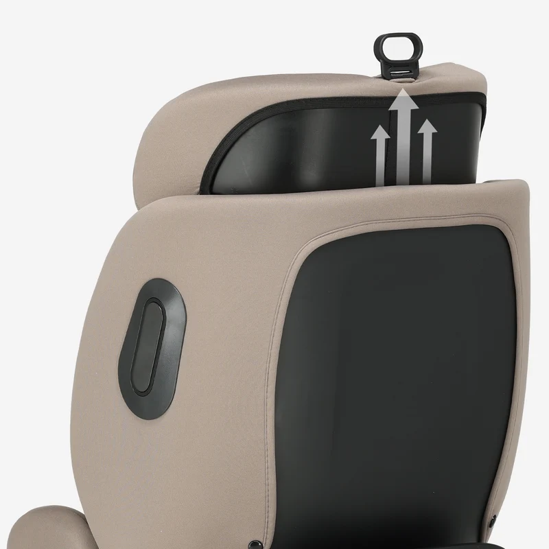 Carly Luxe i-Size Autostoel - 0-36kg - Isofix + steunpoot - 360 draaibaar - Truffle Nougat