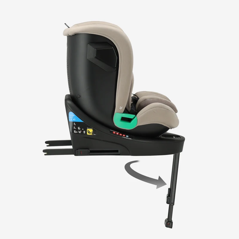 Chase Luxe i-Size Autostoel - 0-36kg - Isofix steunpoot - 360 draaibaar - Truffle Nougat