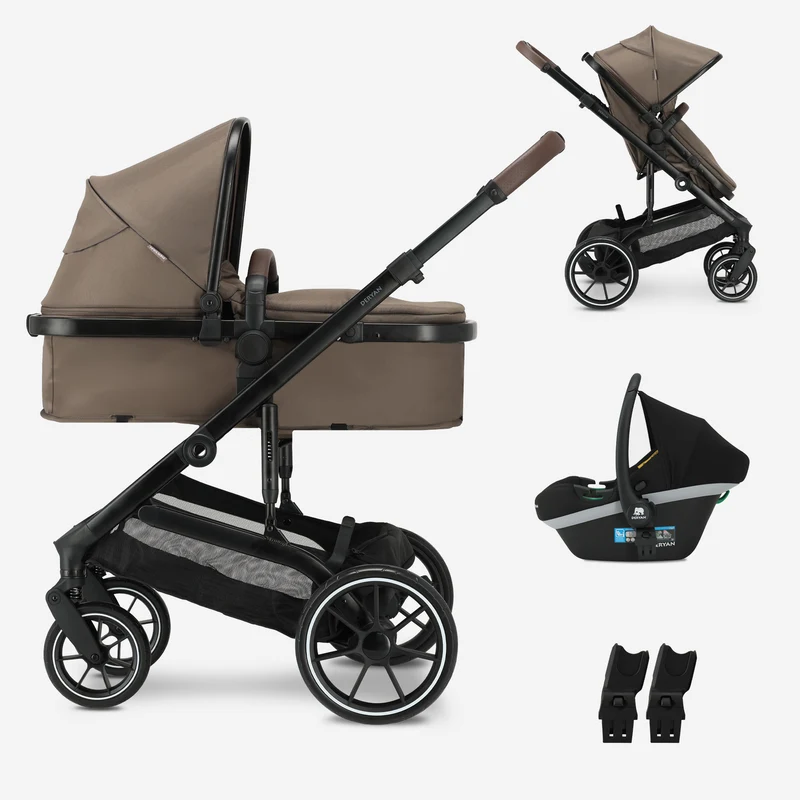 Noa 3-in-1-Kinderwagen Hazel Brown
