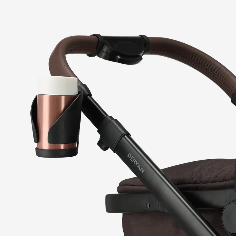 Noa 3-in-1-Kinderwagen in Schokoladenbraun