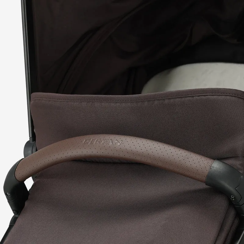Noa 3-in-1-Kinderwagen in Schokoladenbraun