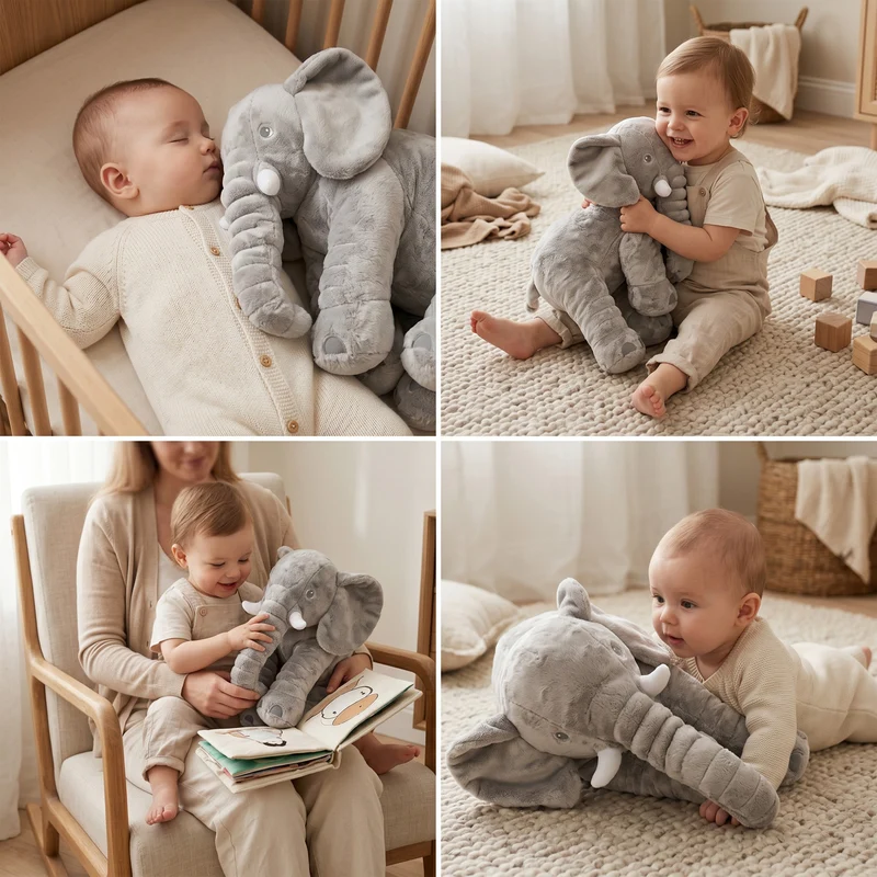 Elefanten-Kuscheltier – 40 cm