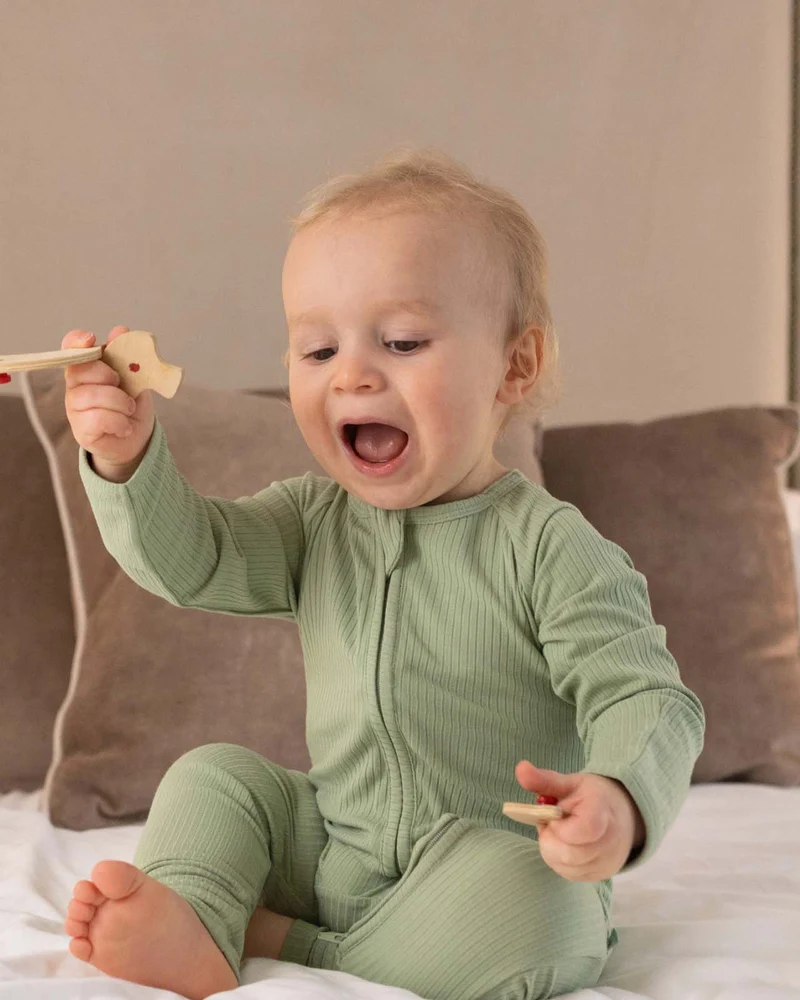 BABYGO® Schlafanzug mit Reißverschluss | 2er-Pack