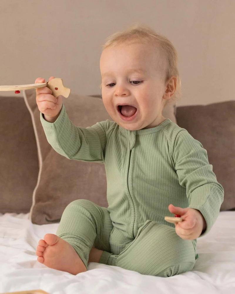 BABYGO® Schlafanzug mit Reißverschluss | 2er-Pack