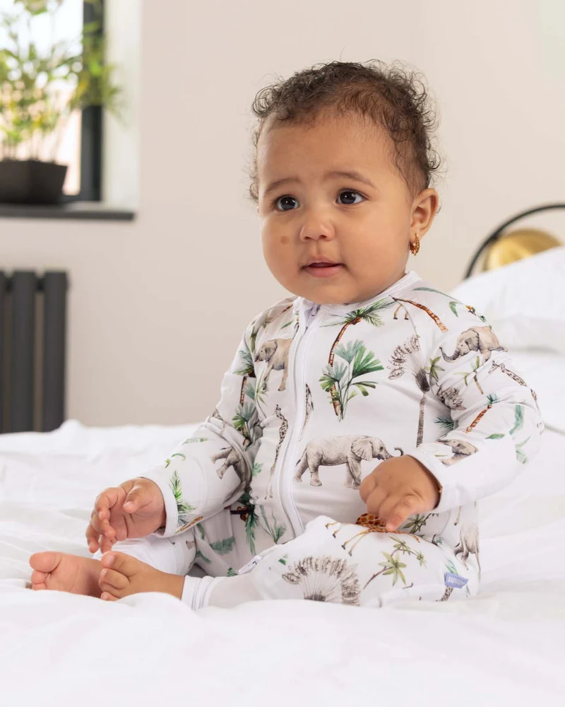 BABYGO® Schlafanzug mit Reißverschluss | 2er-Pack
