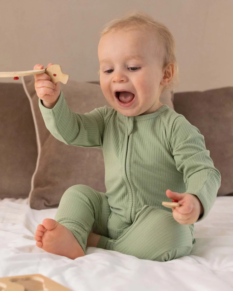 BABYGO® Schlafanzug mit Reißverschluss | 2er-Pack
