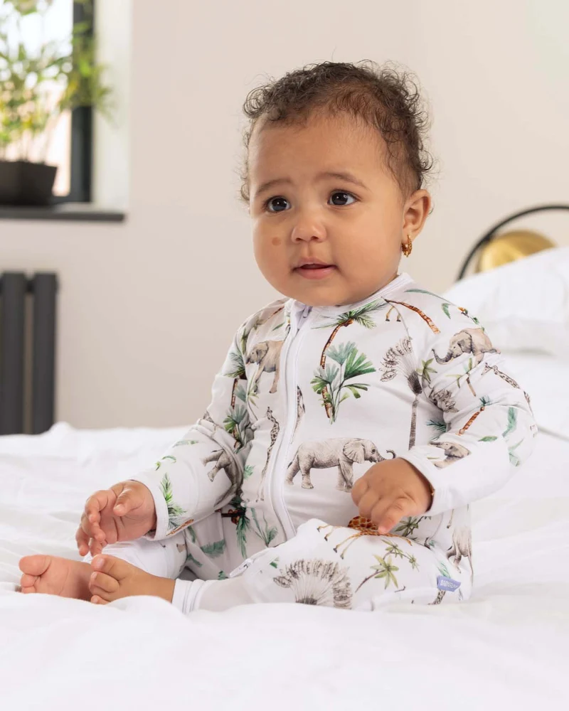 BABYGO® Schlafanzug mit Reißverschluss | 2er-Pack