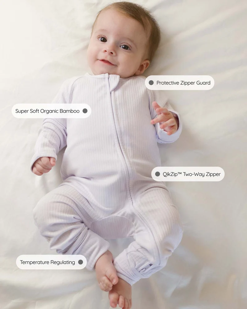 BABYGO® Schlafanzug mit Reißverschluss | 2er-Pack