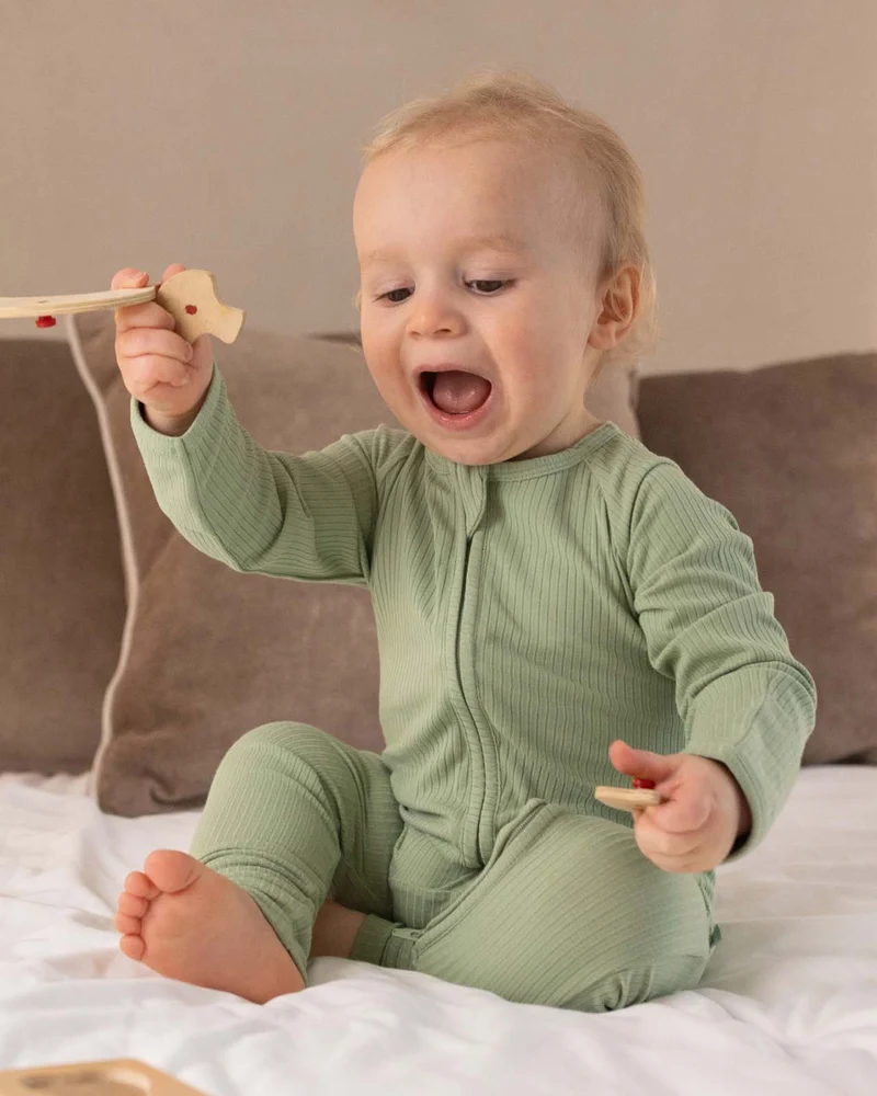 BABYGO® Schlafanzug mit Reißverschluss | 2er-Pack