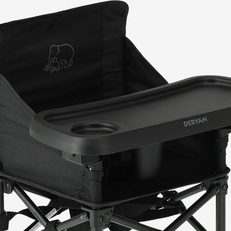 Pop 'N Sit Mini Kinderstoel - Opvouwbare stoelverhoger - Zwart