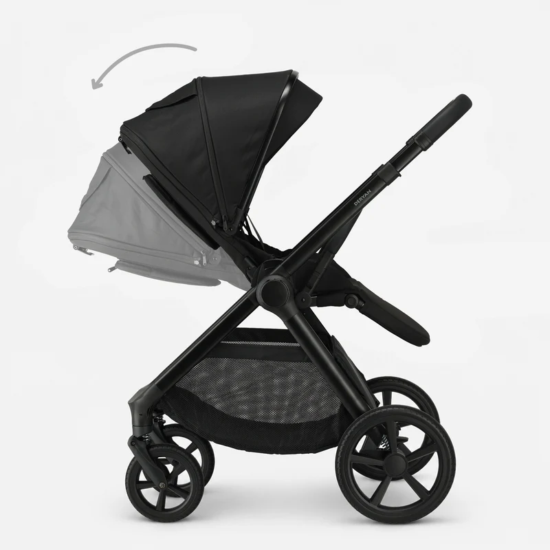Otis 2-in-1 Kinderwagen Zwart
