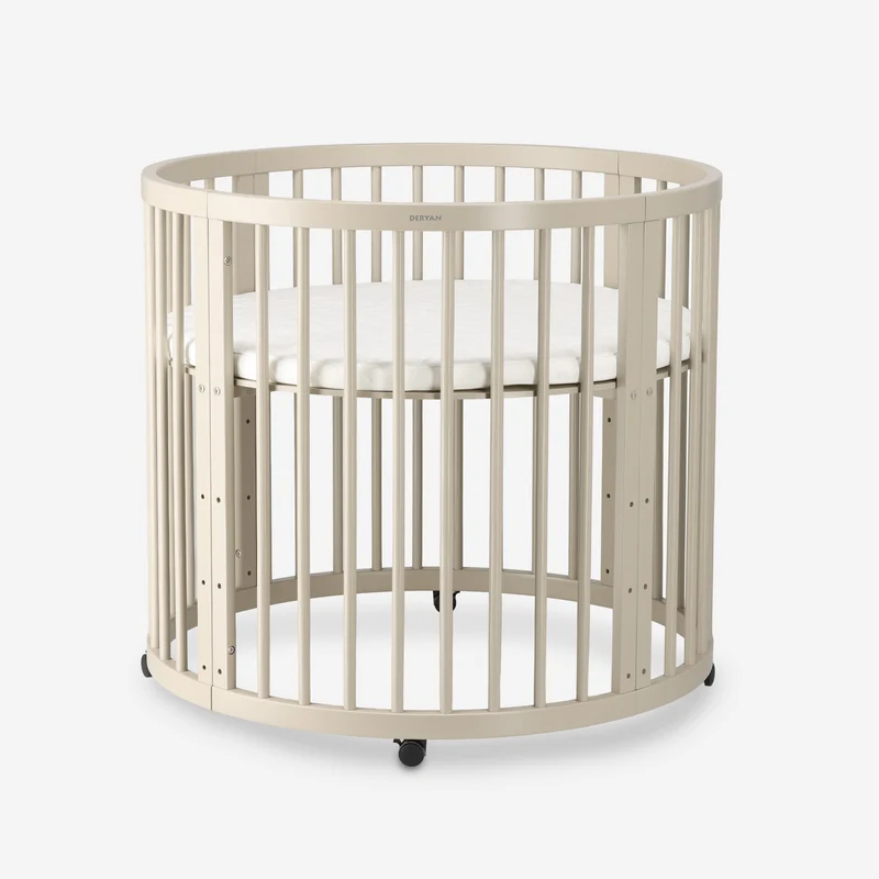 Willow Houten Ronde Box inclusief matras - Sand