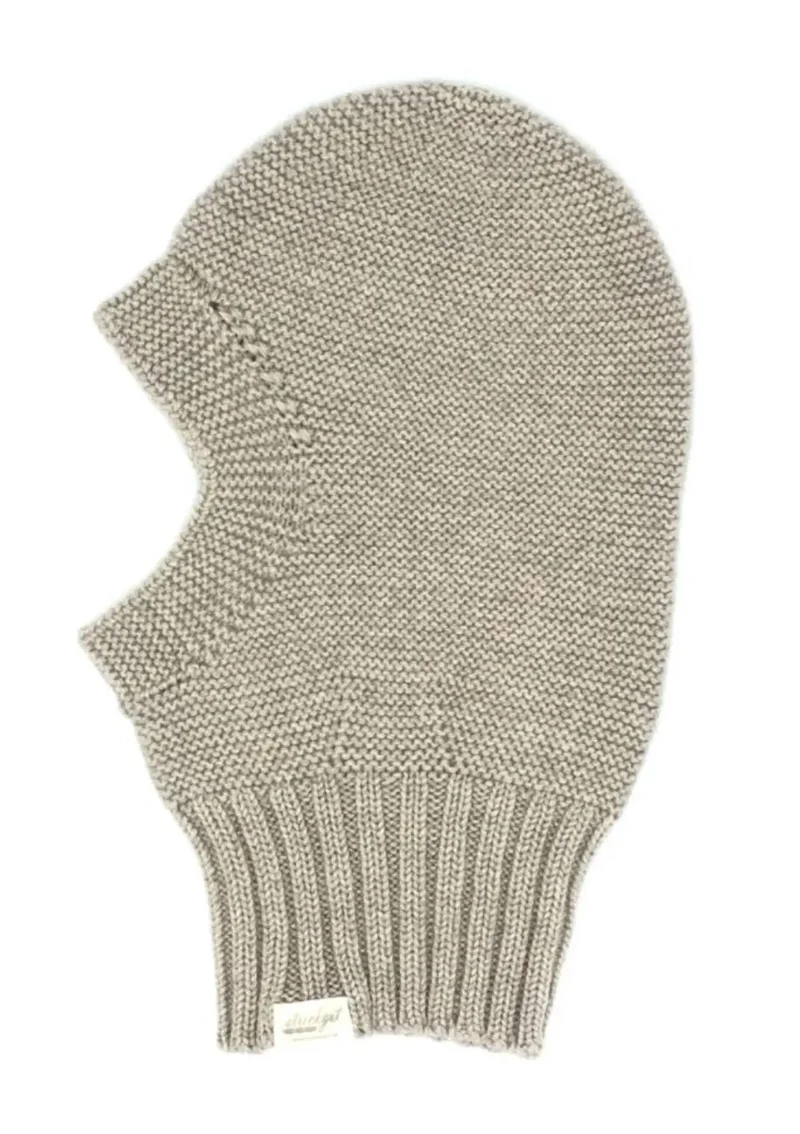 Merino Schlupfmütze Beige