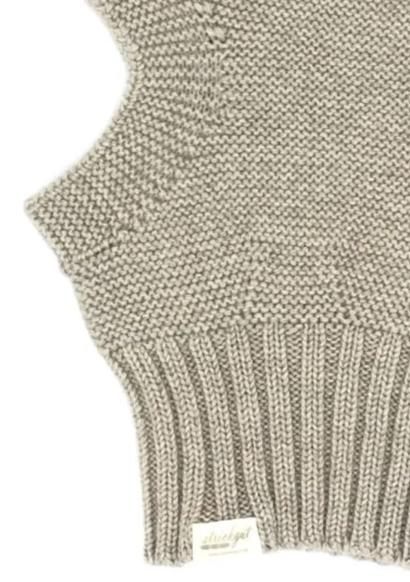 Merino Schlupfmütze Beige