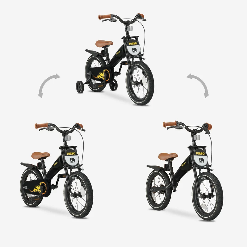 Deryan Turbo 3-in-1 Kinderfiets 14 inch